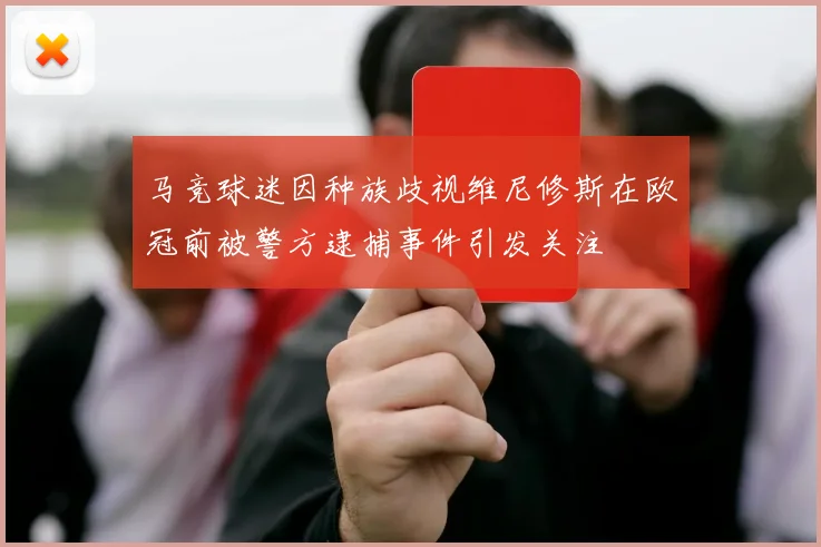 马竞球迷因种族歧视维尼修斯在欧冠前被警方逮捕事件引发关注